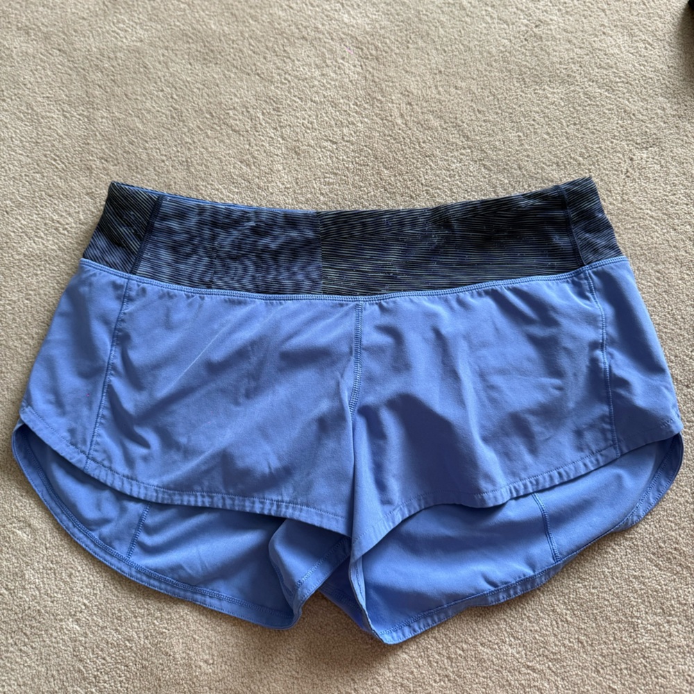 Lululemon Periwinkle Speed Up Short 2.5”